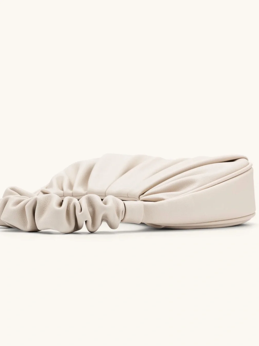 JW PEI Gabbi Ruched Hobo Handbag - Ivory